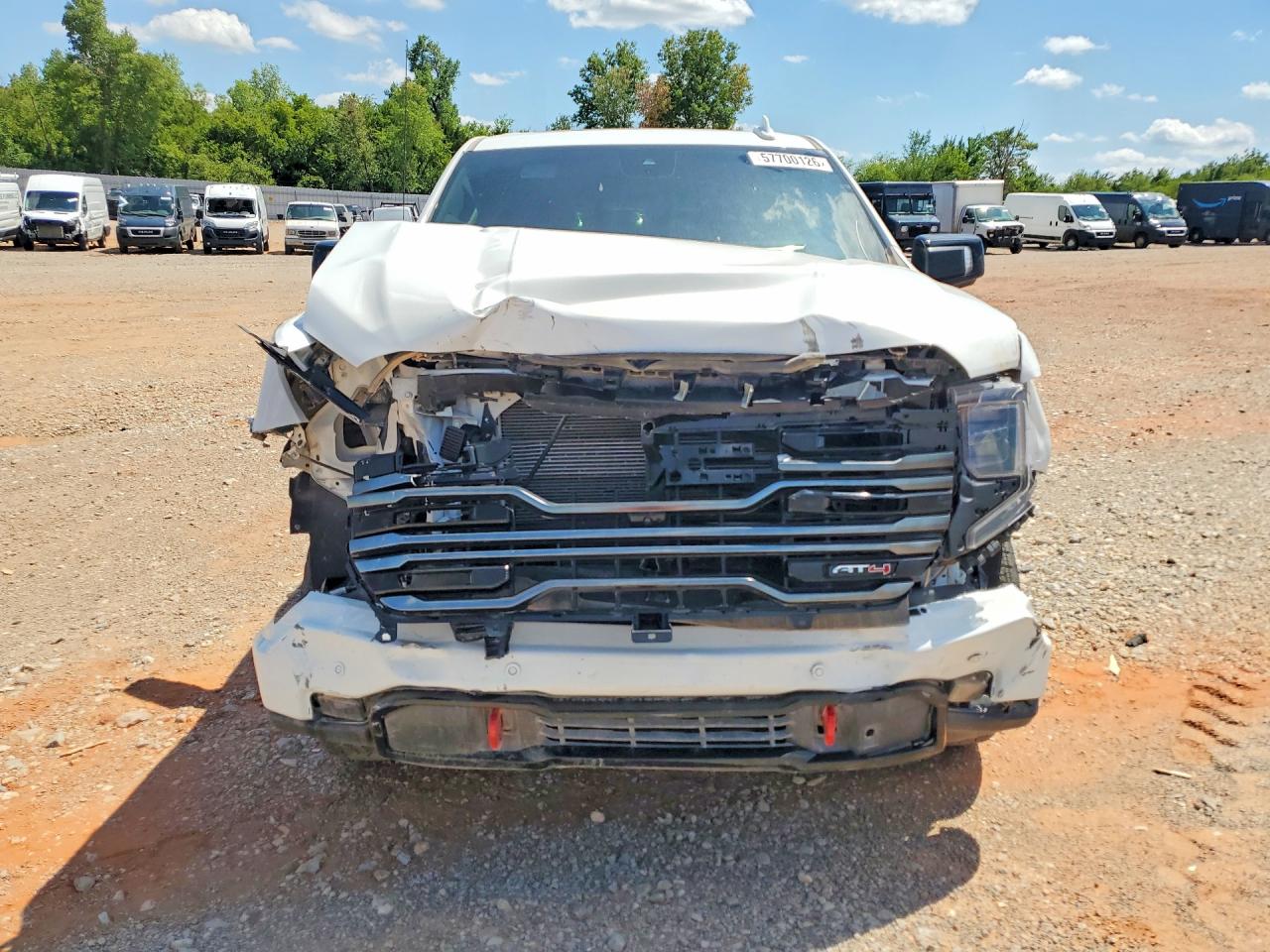 2025 GMC Sierra VIN 1GTUUEE80SZ341382 COPART salvage auction — Front End, OK - CERTIFICATE OF TITLE-JUNKED, sold $23,700 on 2026-07-08 (photo 5)