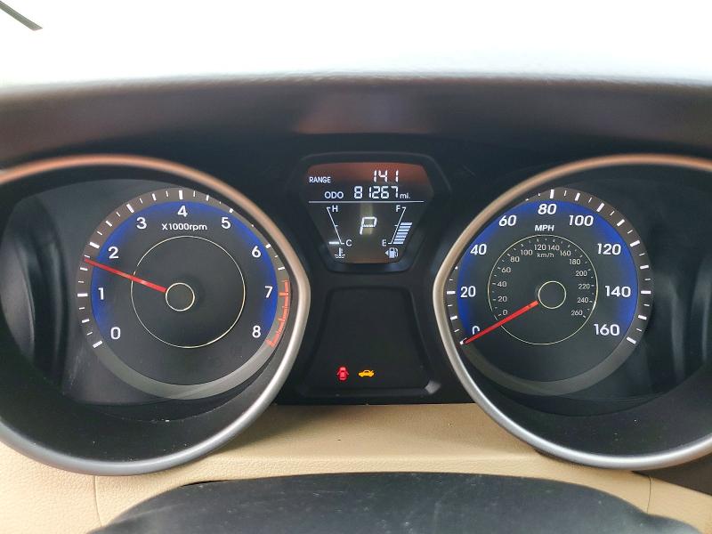 2012 Hyundai VIN KMHDH4AEXCU332922 COPART salvage auction — FRONT END, Md - Cert Of Salvage > 75% Damage, sold $950 on 2026-07-27 (photo 9)