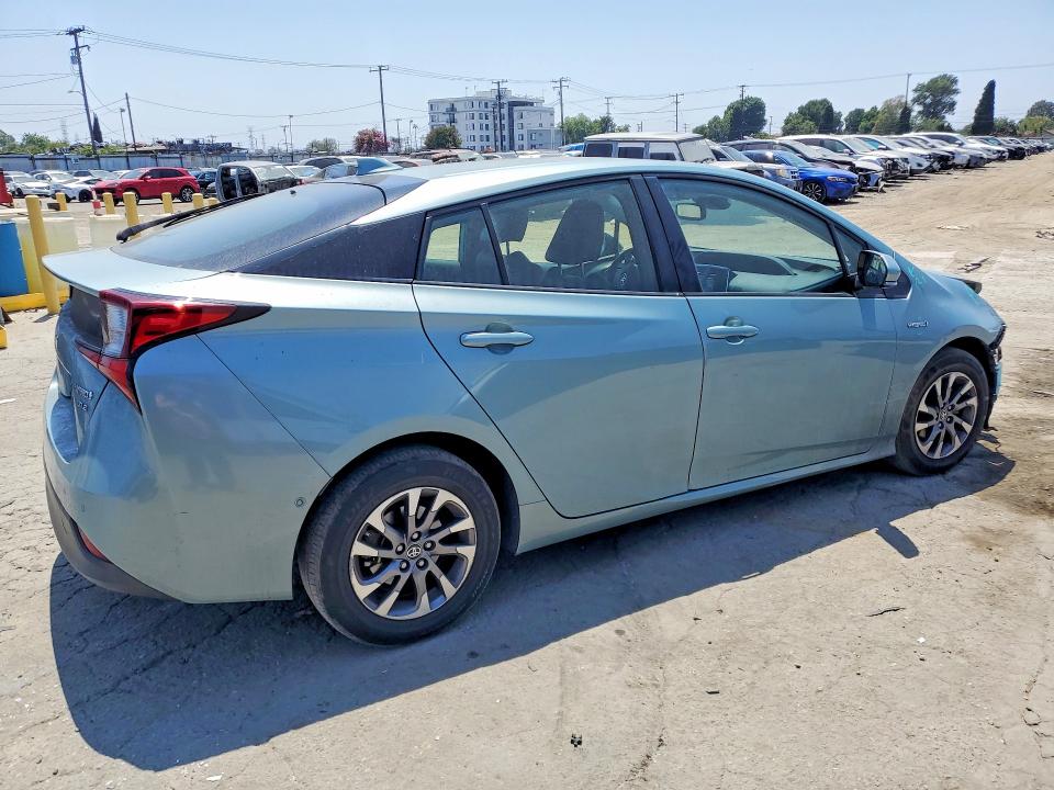 2019 Toyota Prius VIN JTDKARFU0K3081782 COPART salvage auction — FRONT END, Ca - Salvage Certificate, sold $4,750 on 2026-07-13 (photo 3)