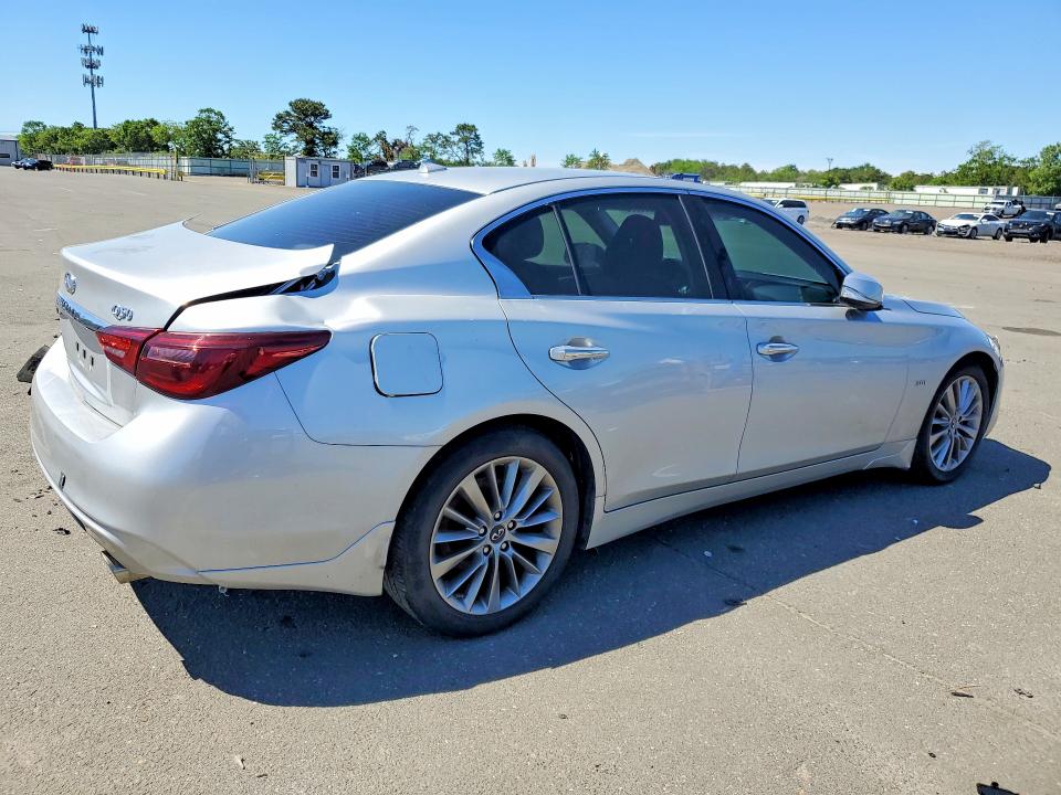 2018 Infiniti Q50 VIN JN1EV7AR3JM610601 COPART salvage auction — VANDALISM, Ny - Mv-907A Salvage Certificate, sold $5,700 on 2026-07-06 (photo 3)