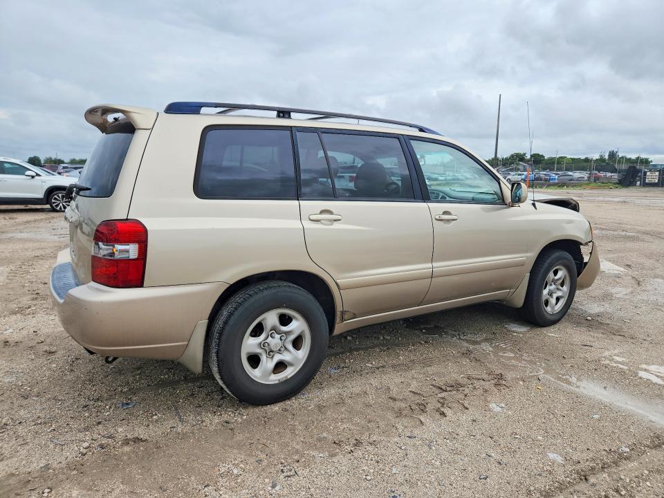 2007 Toyota Highlander VIN JTEGD21A270171442 COPART salvage auction — FRONT END, FL - CERT OF TITLE SLVG REBUILDABLE, sold $250 on 2026-07-21 (photo 3)