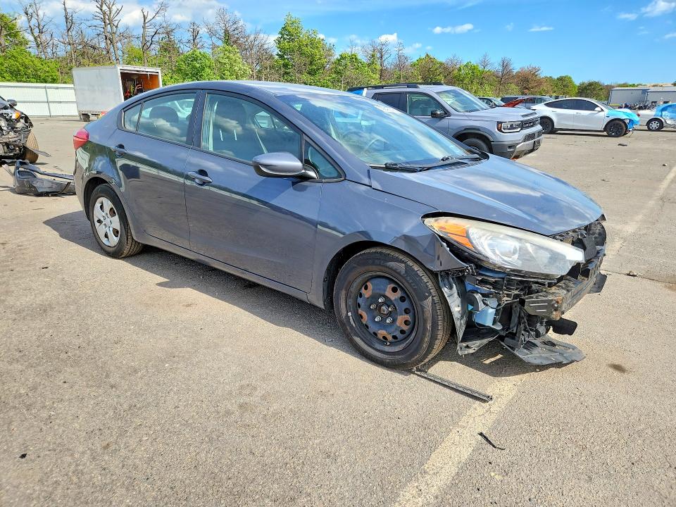 2016 Kia Forte VIN KNAFK4A67G5493653 COPART salvage auction — FRONT END, NY - MV-907A SALVAGE CERTIFICATE, sold $1,150 on 2026-07-20 (photo 4)