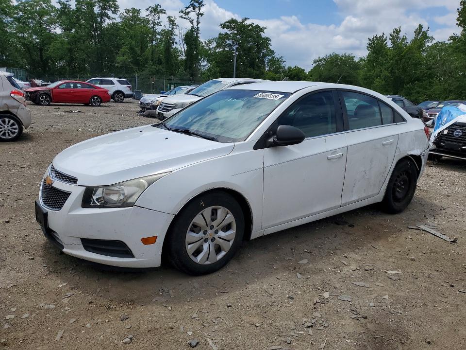 2012 Chevrolet Cruze VIN 1G1PC5SH2C7287691 COPART salvage auction — REAR END, Md - Cert Of Salvage > 75% Damage, sold $725 on 2026-07-02 (photo 1)