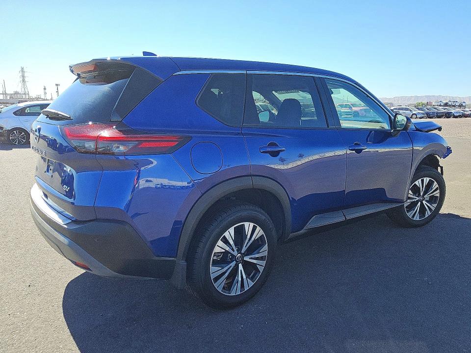 2021 Nissan Rogue VIN 5N1AT3BA6MC836138 COPART salvage auction — FRONT END, Az - Certificate Of Title, sold $2,700 on 2026-07-30 (photo 3)