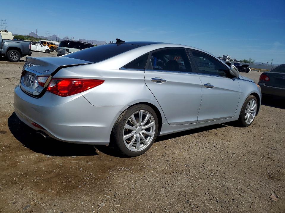 2012 Hyundai VIN 5NPEC4AB7CH374438 COPART salvage auction — UNDERCARRIAGE, Az - Cert Of Title - Salvage, sold $750 on 2026-07-06 (photo 3)
