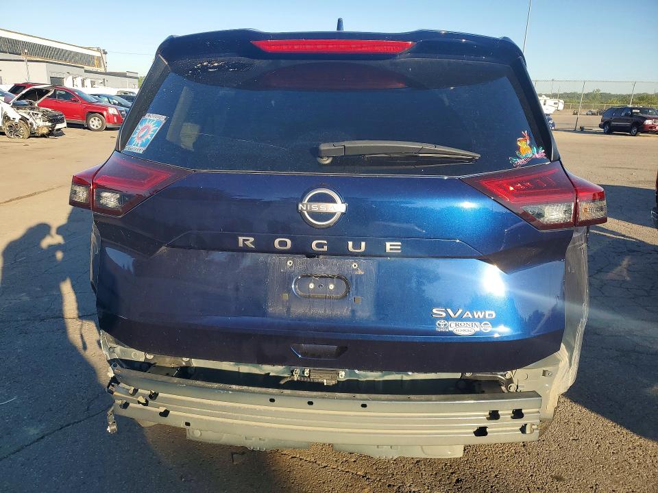 2024 Nissan Rogue VIN JN8BT3BB8RW425593 COPART salvage auction — REAR END, OH - CERT OF TITLE-SALVAGE, sold $5,300 on 2026-07-17 (photo 6)
