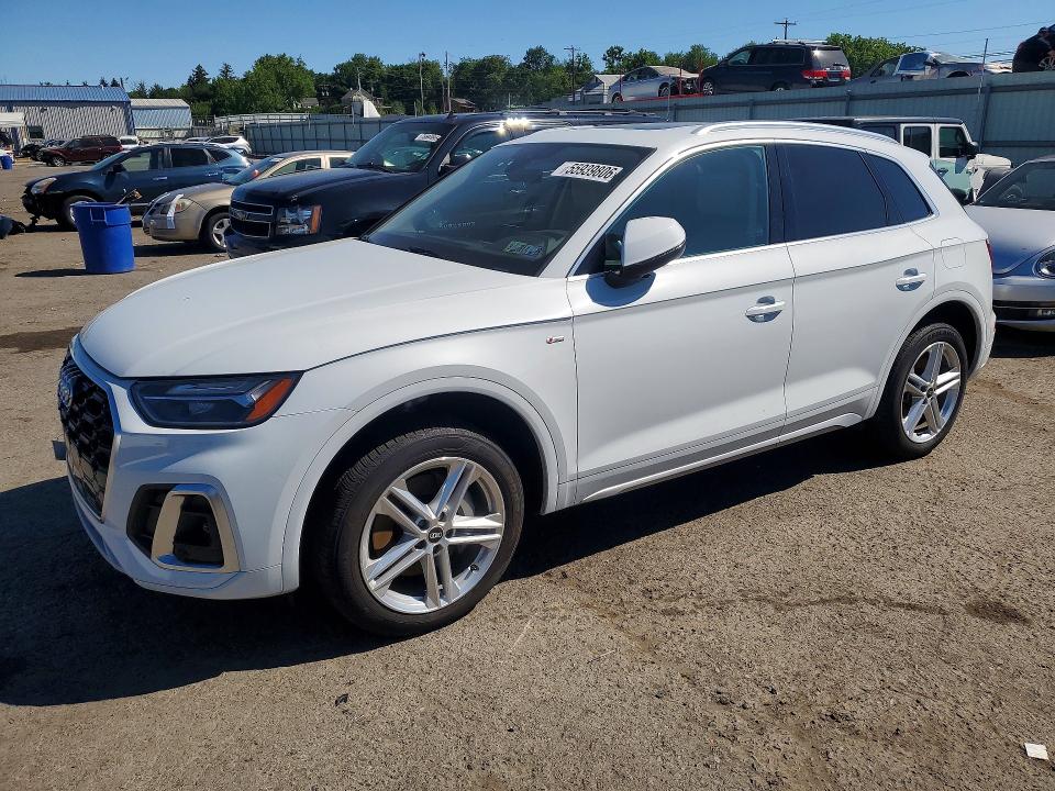 2021 Audi Q5 VIN WA1G2AFY8M2049334 COPART salvage auction — FRONT END, PA - CERT OF TITLE, sold $14,700 on 2026-07-07 (photo 1)