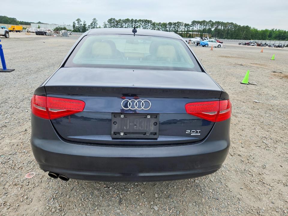 2013 Audi A4 VIN WAUBFAFL9DN025550 COPART salvage auction — MECHANICAL, Nc - Dealer Only Clean Title, sold $550 on 2026-07-13 (photo 6)