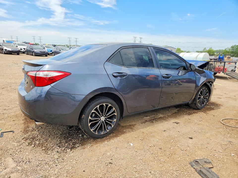 2016 Toyota Corolla VIN 5YFBURHE0GP548517 COPART salvage auction — FRONT END, Il - Salvage Certificate, sold $2,050 on 2026-07-14 (photo 3)