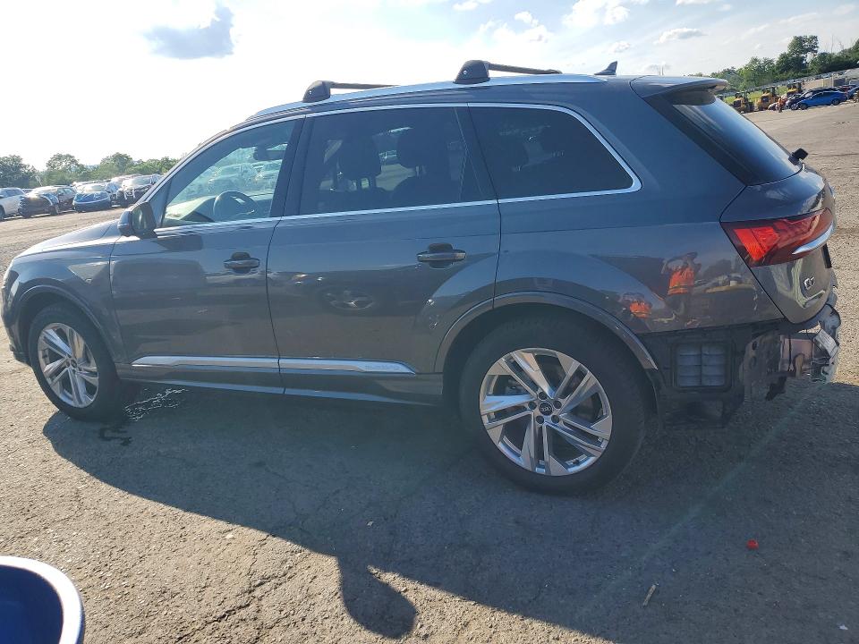 2021 Audi Q7 VIN WA1LJAF72MD021655 COPART salvage auction — REAR END, PA - CERTIFICATE OF SALVAGE, sold $15,400 on 2026-07-02 (photo 2)