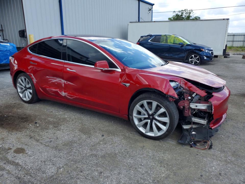 2018 Tesla Model 3 VIN 5YJ3E1EA2JF153987 COPART salvage auction — FRONT END, FL - CERT OF TITLE SLVG REBUILDABLE, sold $1,600 on 2026-07-24 (photo 4)
