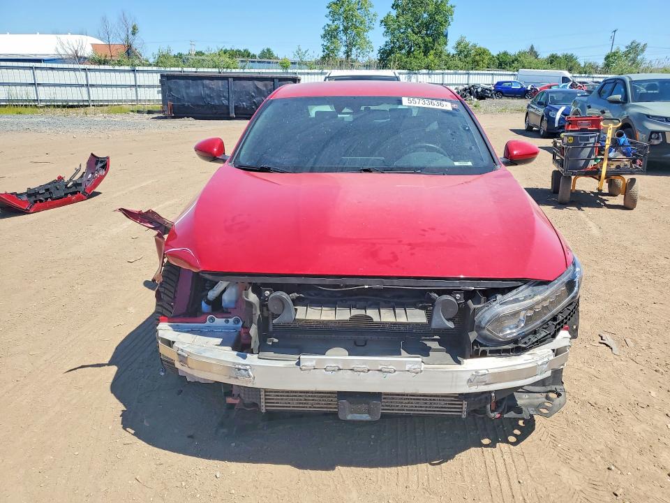 2018 Honda Accord VIN 1HGCV1F38JA182288 COPART salvage auction — FRONT END, Oh - Cert Of Title-Salvage, sold $5,800 on 2026-07-02 (photo 5)