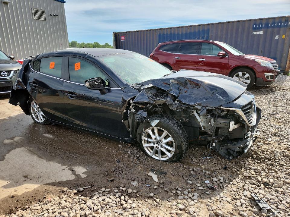 2014 Mazda 3 VIN JM1BM1V75E1161485 COPART salvage auction — FRONT END, Salvage Title, sold $375 on 2026-07-13 (photo 4)
