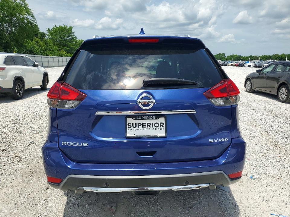 2019 Nissan Rogue VIN KNMAT2MV7KP537925 COPART salvage auction — HAIL, AR - CERT OF TITLE-SALVAGE, sold $40 on 2026-07-29 (photo 6)