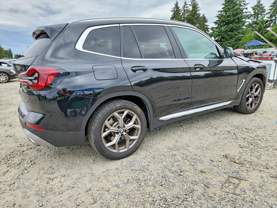 2022 BMW X3 VIN 5UX53DP06N9J50688 COPART salvage auction — FRONT END, Wa - Bill Of Sale, sold $15,700 on 2026-07-10 (photo 3)
