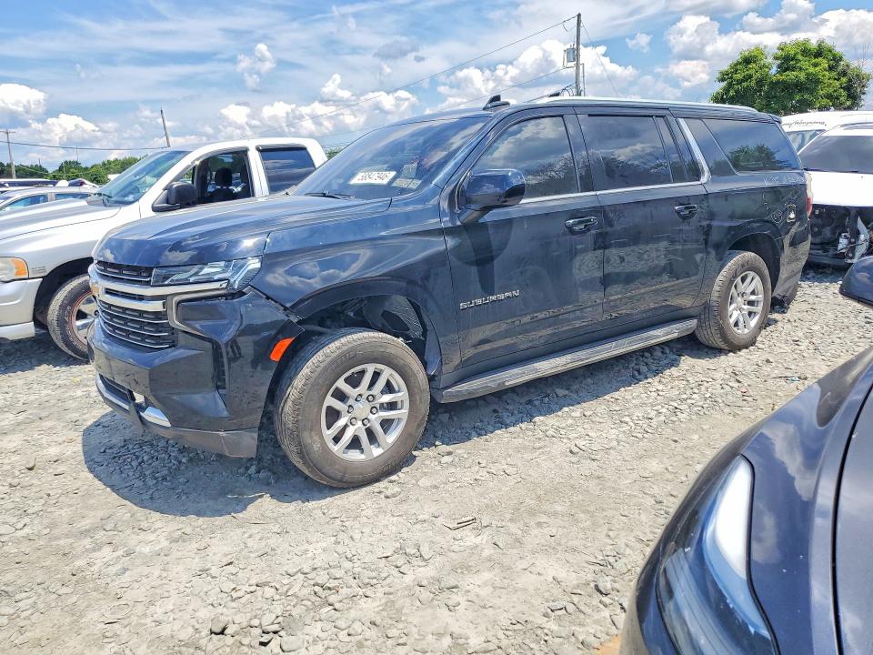 2021 Chevrolet Suburban VIN 1GNSCCKD7MR208631 COPART salvage auction — Mechanical, WV - CERTIFICATE OF TITLE (P), sold $11,400 on 2026-07-01 (photo 1)