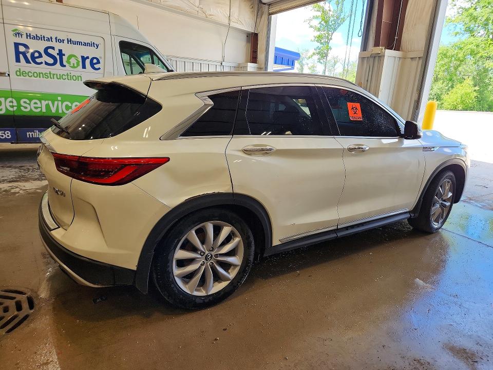 2019 Infiniti Qx50 VIN 3PCAJ5M3XKF137177 COPART salvage auction — FRONT END, WV - CERTIFICATE OF TITLE, sold $4,800 on 2026-07-16 (photo 3)