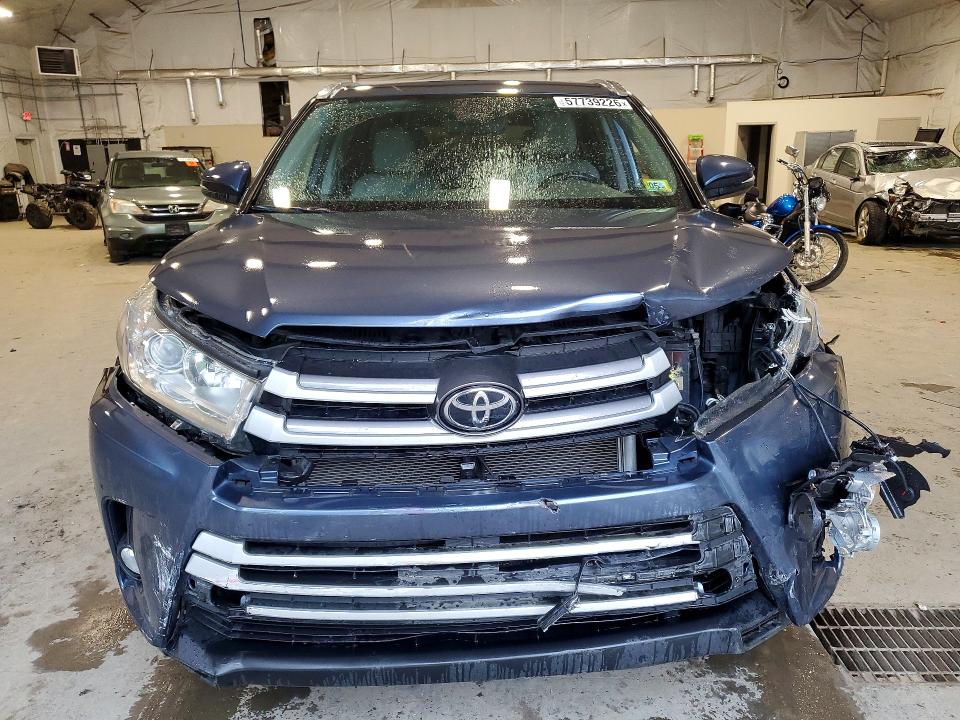 2019 Toyota VIN 5TDJZRFHXKS985841 COPART salvage auction — FRONT END, Vt - Cert Of Title-Salvage Vehicle, sold $9,600 on 2026-07-20 (photo 5)