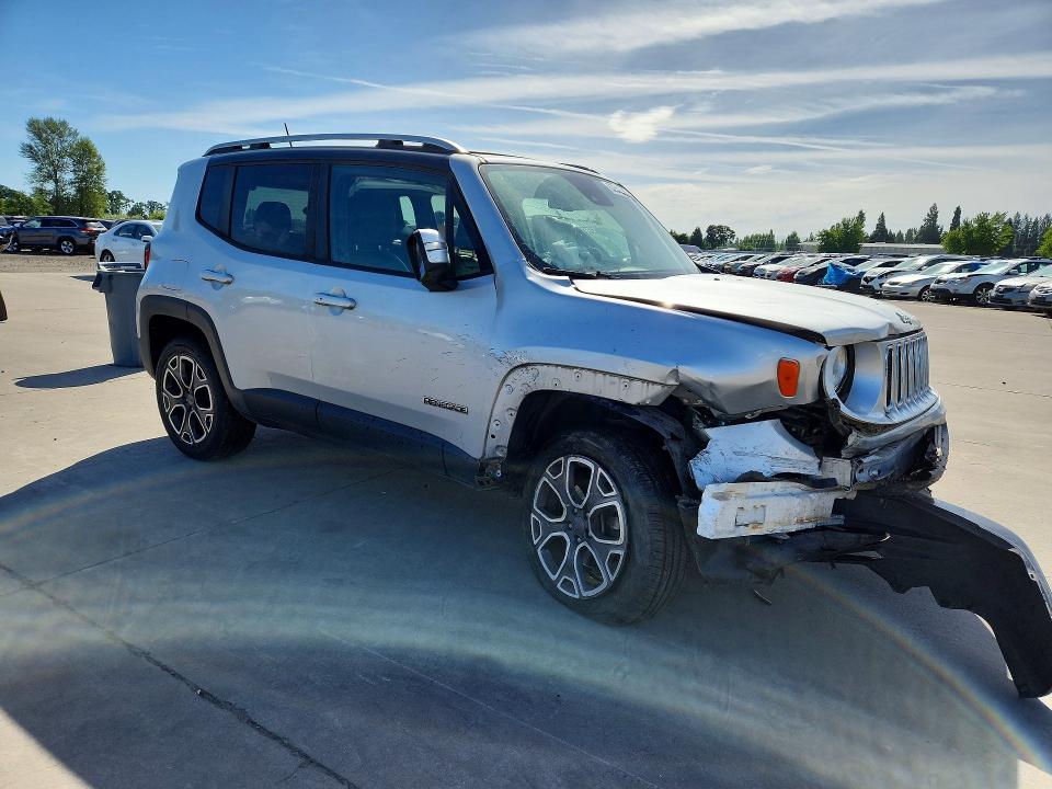 2018 Jeep VIN ZACCJBDB8JPG78721 COPART salvage auction — FRONT END, Or - Salvage Title Certificate, sold $825 on 2026-07-27 (photo 4)