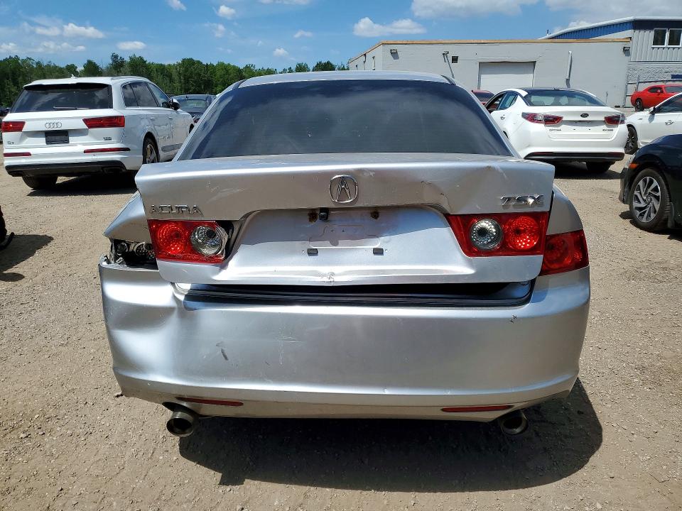 2006 Acura Tsx VIN JH4CL96836C801422 COPART salvage auction — REAR END, ON - PERMIT NO BRAND - UNFIT, sold $425 on 2026-07-14 (photo 6)