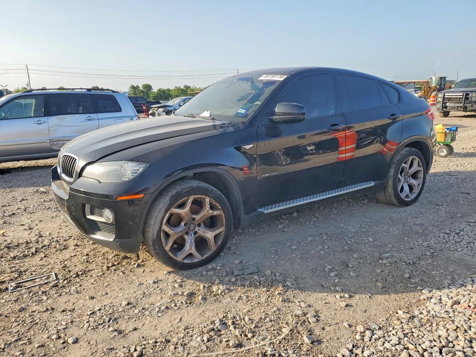 2014 BMW X6 VIN 5UXFG2C57E0H09882 COPART salvage auction — MINOR DENT/SCRATCHES, TX - CERTIFICATE OF TITLE (P), sold $2,600 on 2026-07-27 (photo 1)