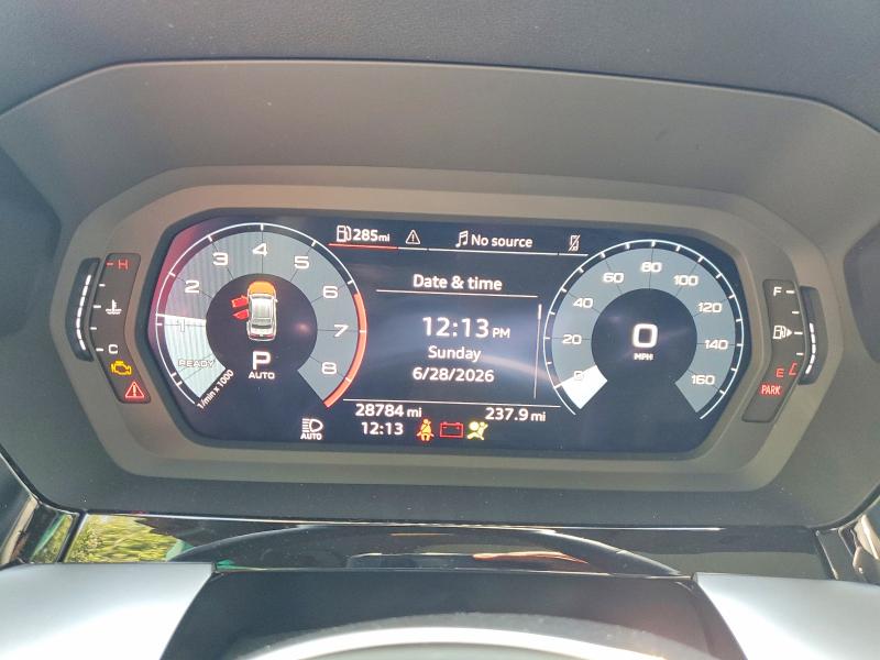 2022 Audi A3 VIN WAUGUDGY2NA023901 COPART salvage auction — FRONT END, Ny - Mv-907A Salvage Certificate, sold $11,325 on 2026-07-26 (photo 9)