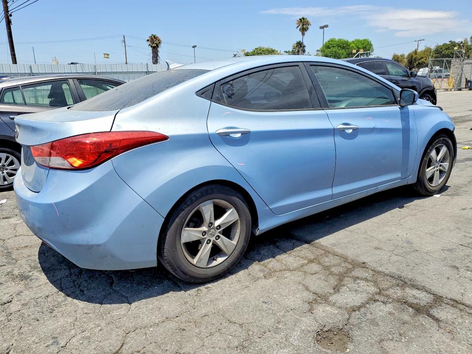 2013 Hyundai VIN KMHDH4AE1DU726648 COPART salvage auction — FRONT END, CA - SALVAGE CERTIFICATE, sold $900 on 2026-07-02 (photo 3)