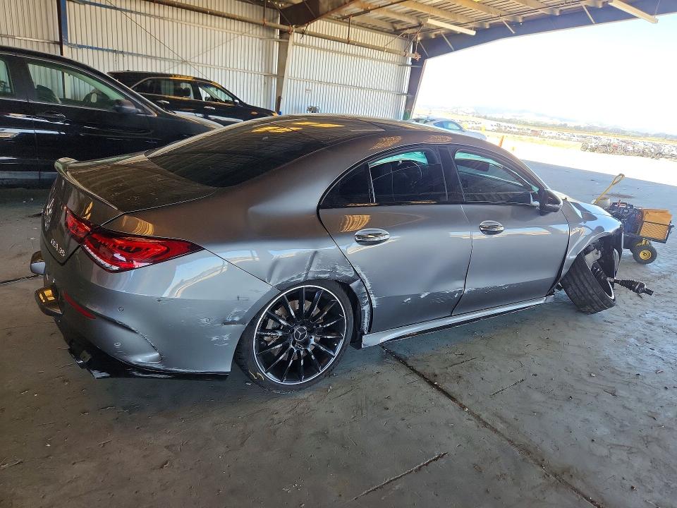 2022 Mercedes-benz Cla-klasse amg VIN W1K5J5BB9NN264882 COPART salvage auction — FRONT END, Ca - Salvage Certificate, sold $6,400 on 2026-07-09 (photo 3)