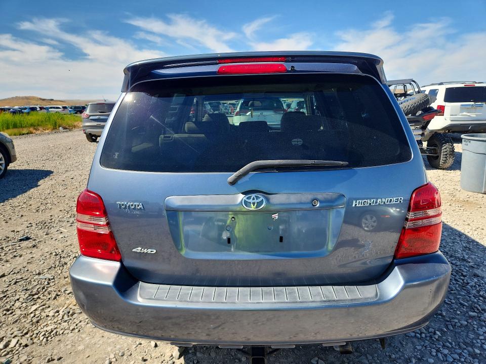 2003 Toyota Highlander VIN JTEHD21A230025122 COPART salvage auction — MINOR DENT/SCRATCHES, Ut - Certificate Of Title (P), sold $425 on 2026-07-17 (photo 6)