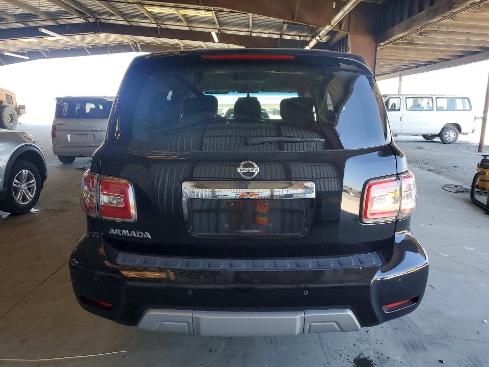 2017 Nissan Armada VIN JN8AY2NDXH9006176 COPART salvage auction — SIDE, CA - SALVAGE CERTIFICATE, sold $1,600 on 2026-07-16 (photo 6)