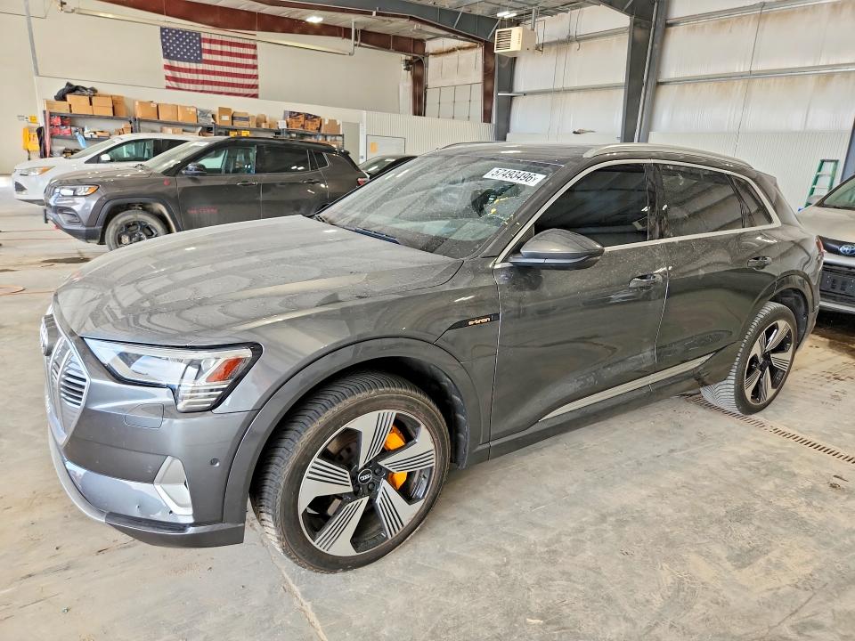 2019 Audi E-tron VIN WA1VAAGE6KB006008 COPART salvage auction — FRONT END, Ne - Cert Of Title-Salvage, sold $14,300 on 2026-07-14 (photo 1)