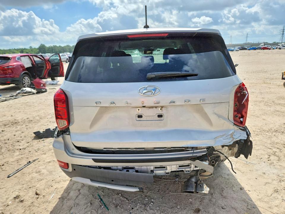 2022 Hyundai VIN KM8R14HE1NU372826 COPART salvage auction — REAR END, Tx - Salvage Vehicle Title, sold $7,200 on 2026-07-17 (photo 6)