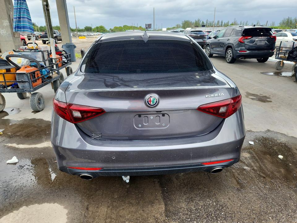 2019 Alfa romeo Giulia VIN ZARFAMANXK7599319 COPART salvage auction — FRONT END, Fl - Certificate Of Destruction, sold $2,950 on 2026-07-30 (photo 6)