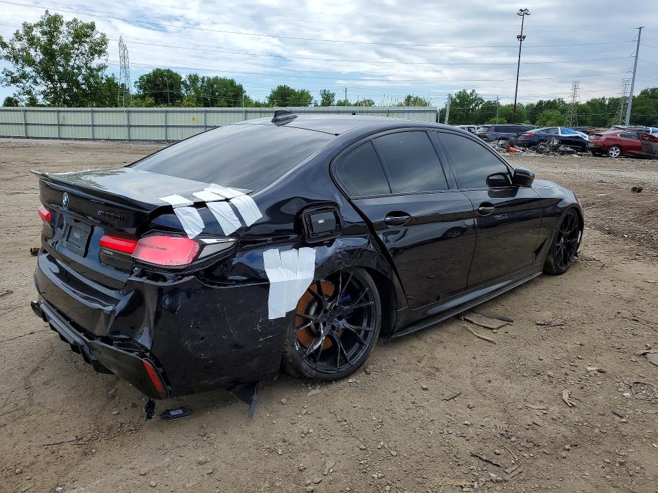 2020 BMW M5 VIN WBAJS7C03LCE14573 COPART salvage auction — SIDE, Mi - Certificate Of Title, sold $18,100 on 2026-08-28 (photo 3)