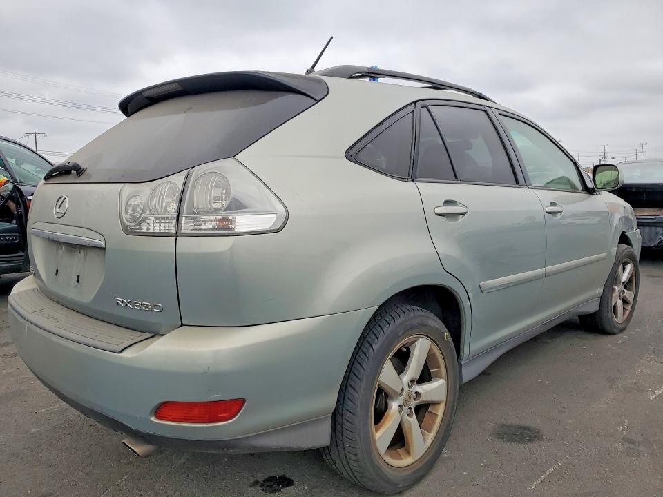 2006 Lexus Rx VIN JTJGA31U860059334 COPART salvage auction — FRONT END, Ca - Salvage Certificate, sold $1,450 on 2026-07-06 (photo 3)