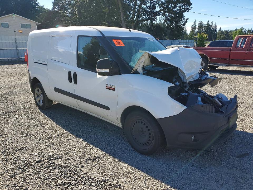 2021 Ram Promaster city VIN ZFBHRFAB9M6U34662 COPART salvage auction — FRONT END, WA - BILL OF SALE, sold $1,150 on 2026-07-24 (photo 4)
