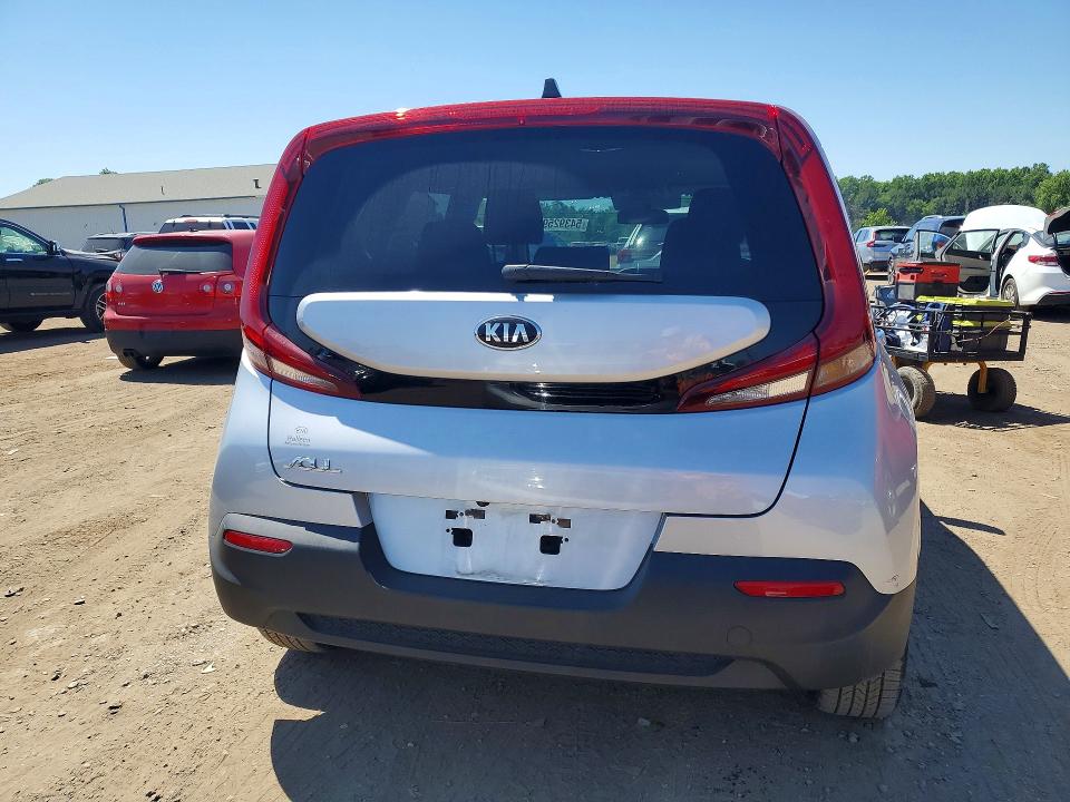 2020 Kia Soul VIN KNDJ23AU9L7056001 COPART salvage auction — HAIL, Oh - Cert Of Title-Salvage, sold $4,400 on 2026-07-20 (photo 6)