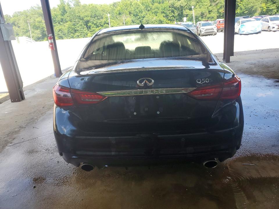 2021 Infiniti Q50 VIN JN1EV7CP0MM706704 COPART salvage auction — FRONT END, Ms - Certificate Of Title, sold $70 on 2026-07-30 (photo 6)