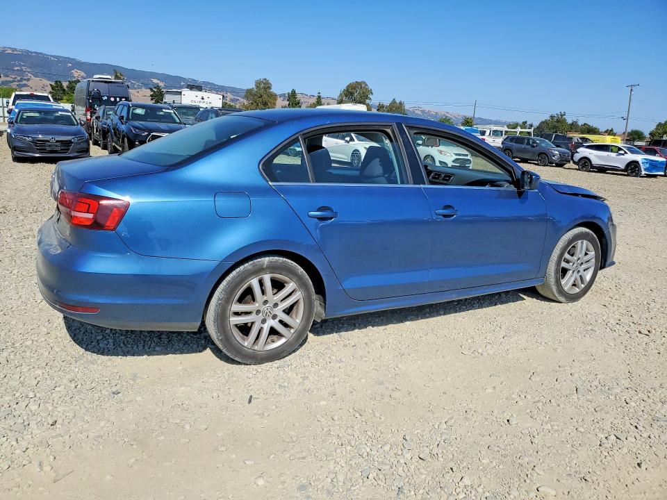 2017 Volkswagen Jetta VIN 3VW2B7AJ4HM267490 COPART salvage auction — FRONT END, Ca - Salvage Certificate, sold $2,750 on 2026-07-02 (photo 3)