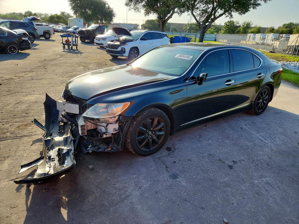 2007 Lexus Ls 460 VIN JTHBL46F575044753 COPART salvage auction — FRONT END, FL - CERT OF TITLE SLVG REBUILDABLE, sold $825 on 2026-07-28 (photo 1)