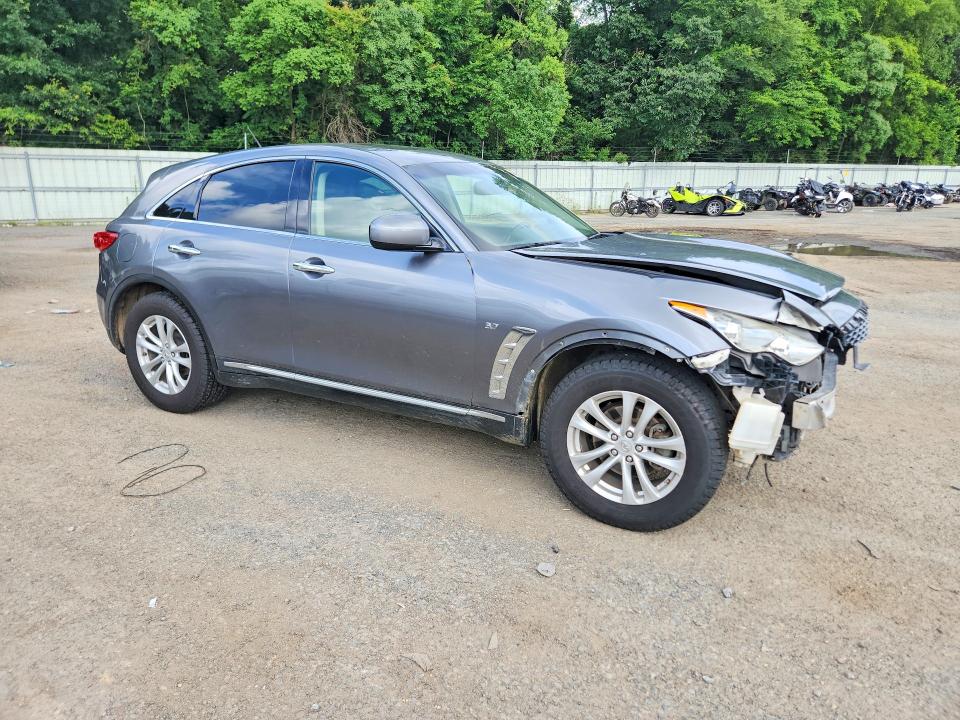 2017 Infiniti Qx70 VIN JN8CS1MU3HM142166 COPART salvage auction — FRONT END, La - Cert Of Title-Salvage, sold $500 on 2026-07-23 (photo 4)