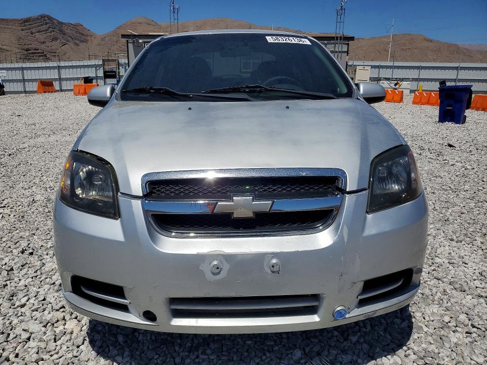 2011 Chevrolet Aveo VIN KL1TD5DE9BB249125 COPART salvage auction — VANDALISM, NV - SALVAGE TITLE, sold $200 on 2026-07-29 (photo 5)