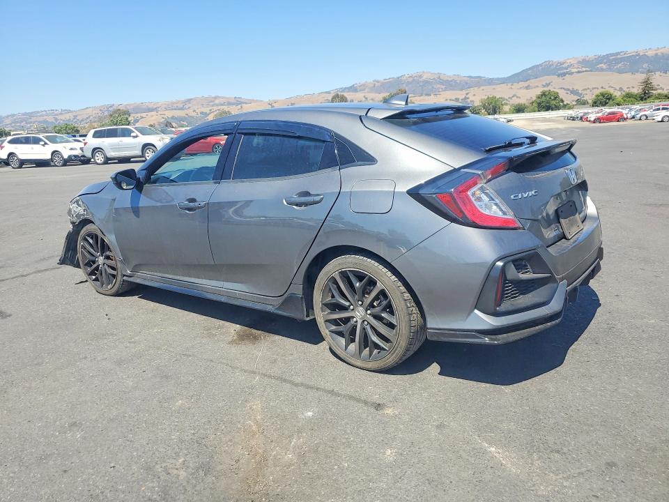 2021 Honda Civic VIN SHHFK7H48MU423516 COPART salvage auction — FRONT END, Ca - Salvage Certificate, sold $60 on 2026-07-30 (photo 2)