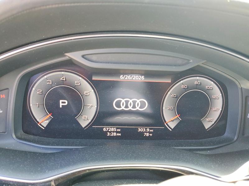 2019 Audi Q8 VIN WA1FVAF17KD025677 COPART salvage auction — FRONT END, Ca - Salvage Certificate, sold $275 on 2026-07-31 (photo 9)