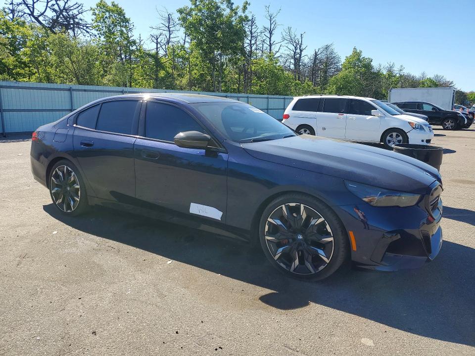 2024 BMW I5 VIN WBY43FK08RCR38315 COPART salvage auction — WATER/FLOOD, Ny - Mv907A-Flood Salvage, sold $19,900 on 2026-07-20 (photo 4)