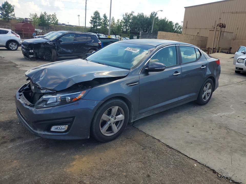 2015 Kia Optima VIN KNAGM4A77F5626773 COPART salvage auction — FRONT END, Sc - Cert Of Title-Salvage, sold $1,200 on 2026-07-17 (photo 1)