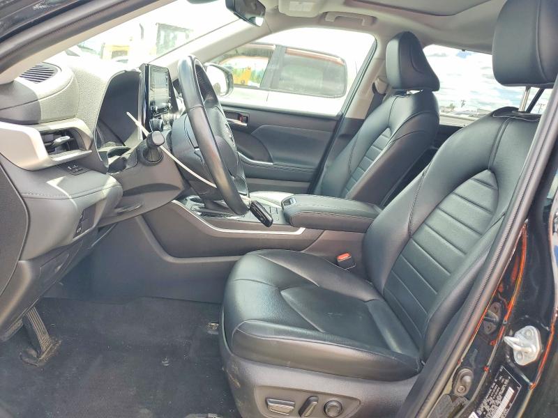 2022 Toyota Highlander VIN 5TDGZRBH4NS587996 COPART salvage auction — REAR END, Or - Salvage Title Certificate, sold $6,400 on 2026-07-21 (photo 7)