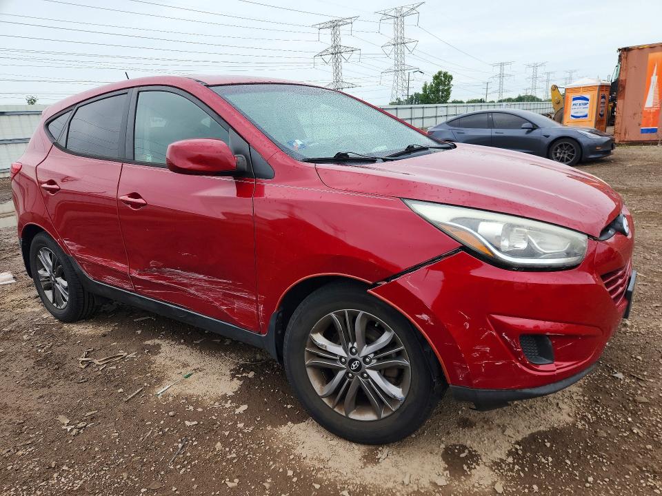 2015 Hyundai Tucson VIN KM8JTCAF3FU022426 COPART salvage auction — SIDE, Il - Salvage Certificate, sold $250 on 2026-07-21 (photo 4)
