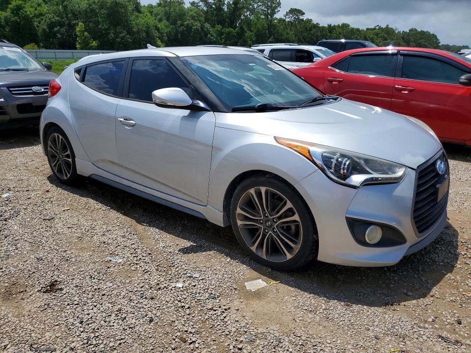 2016 Hyundai Veloster VIN KMHTC6AE5GU263455 COPART salvage auction — NORMAL WEAR, Ms - Certificate Of Title, sold $825 on 2026-07-21 (photo 4)