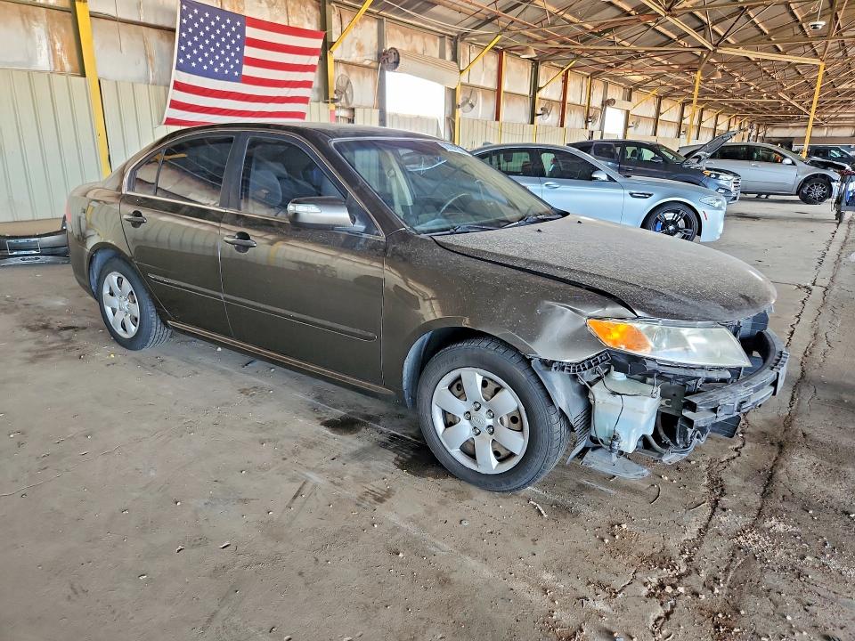 2010 Kia Optima VIN KNAGG4A89A5440144 COPART salvage auction — FRONT END, AZ - CERT OF TITLE - SALVAGE, sold $1,050 on 2026-07-22 (photo 4)